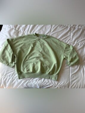 Sage green Land Rover crewneck